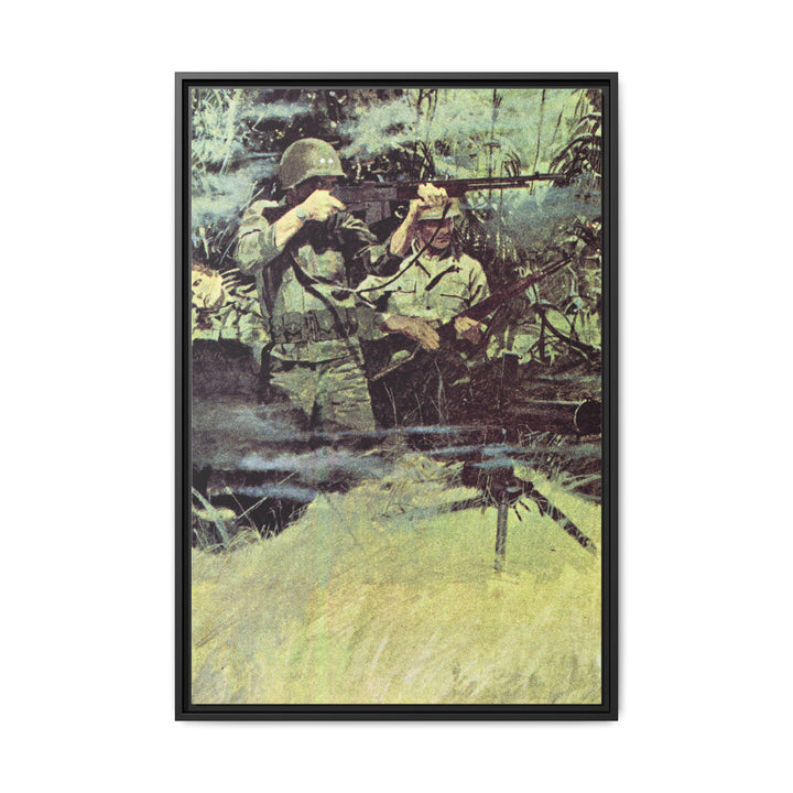 OLD MAN - Framed Art Canvas