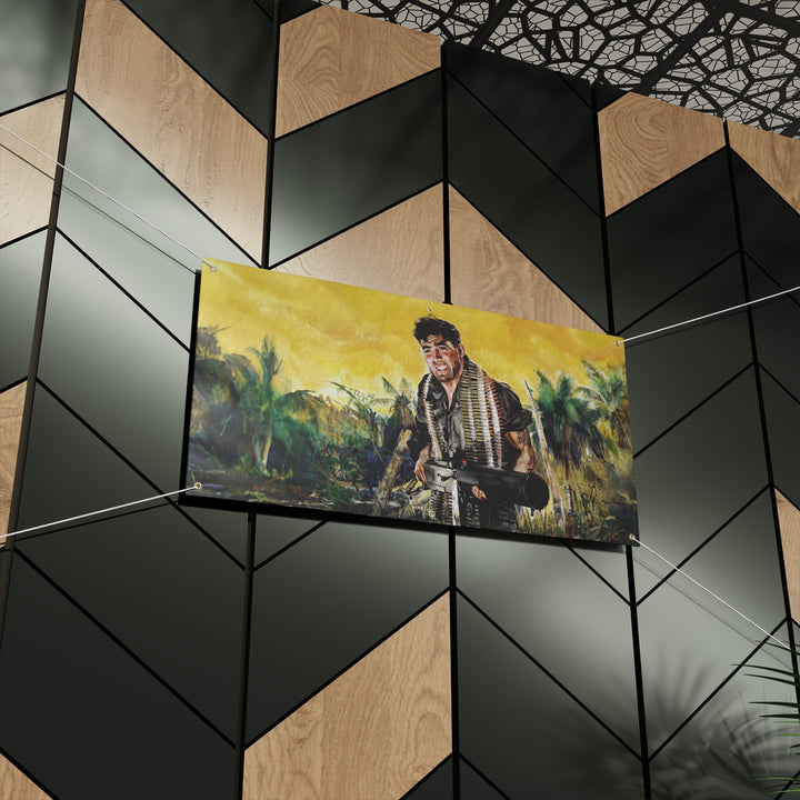 GySgt Basilone HEAVY DUTY BANNER