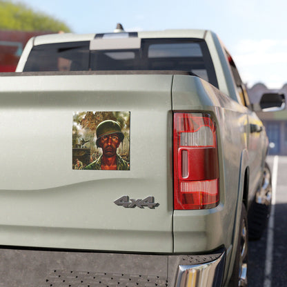 Two Thousand Yard Stare Car Magnet