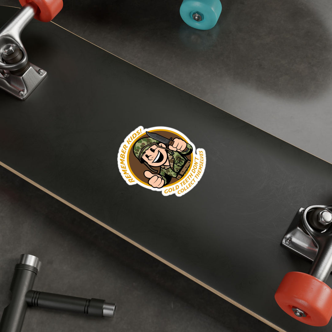 BayonetBoy Gold Teeth Sticker