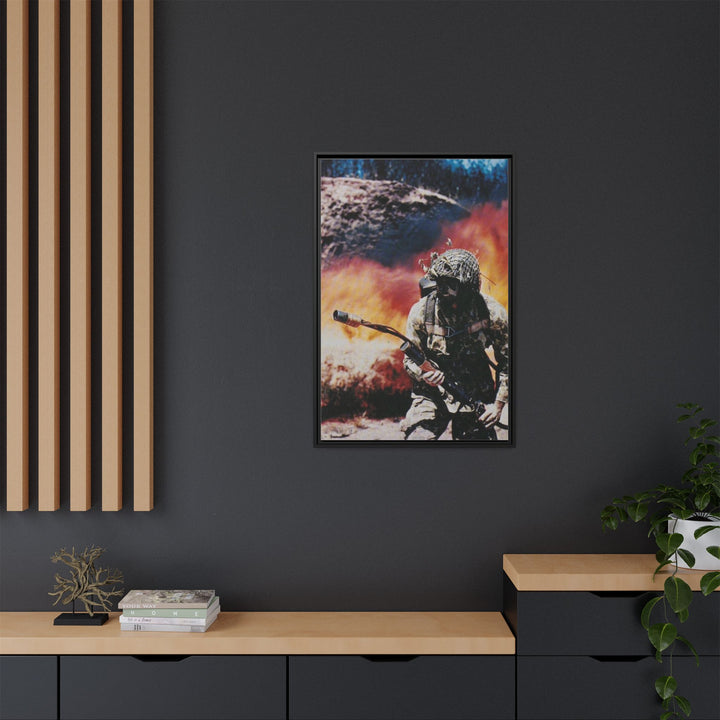 ZippoMan - Framed Art Canvas