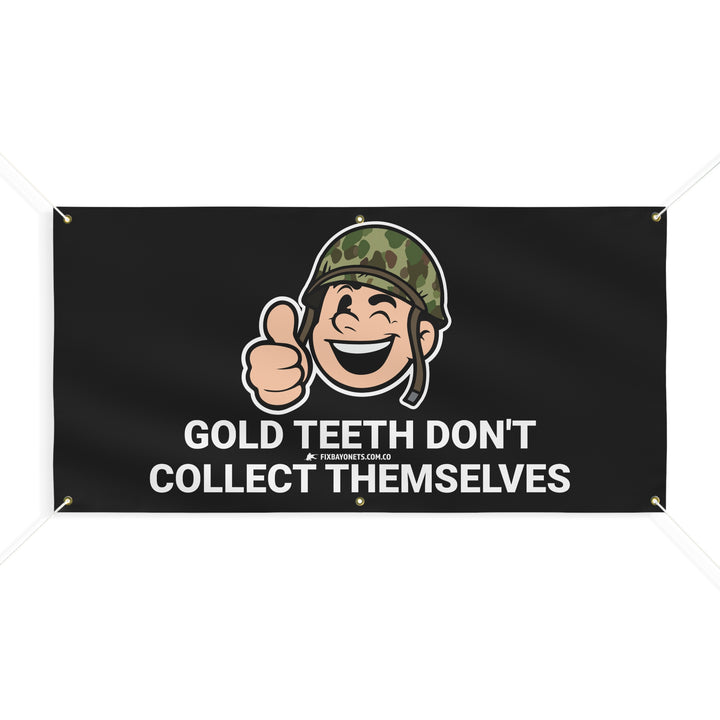 GOLD BAYONET BOY BANNER