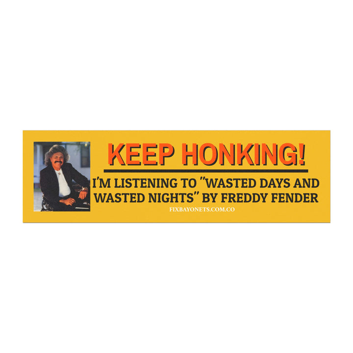 Freddy Fender Car Magnet