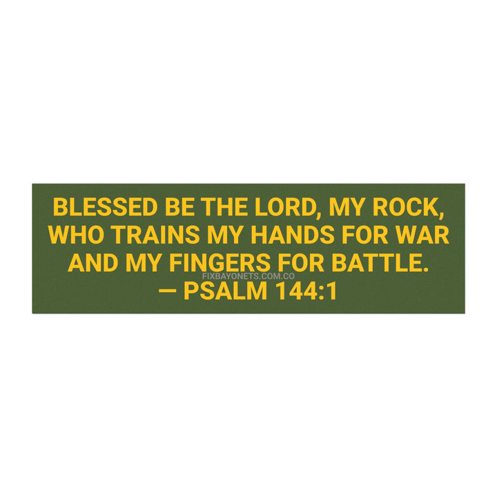 PSALM 144:1 - Car Magnet