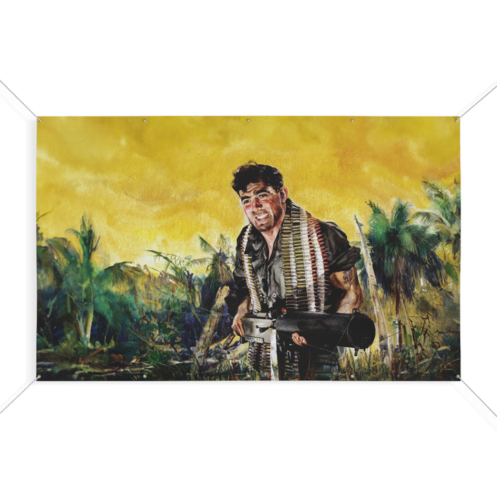 GySgt Basilone HEAVY DUTY BANNER