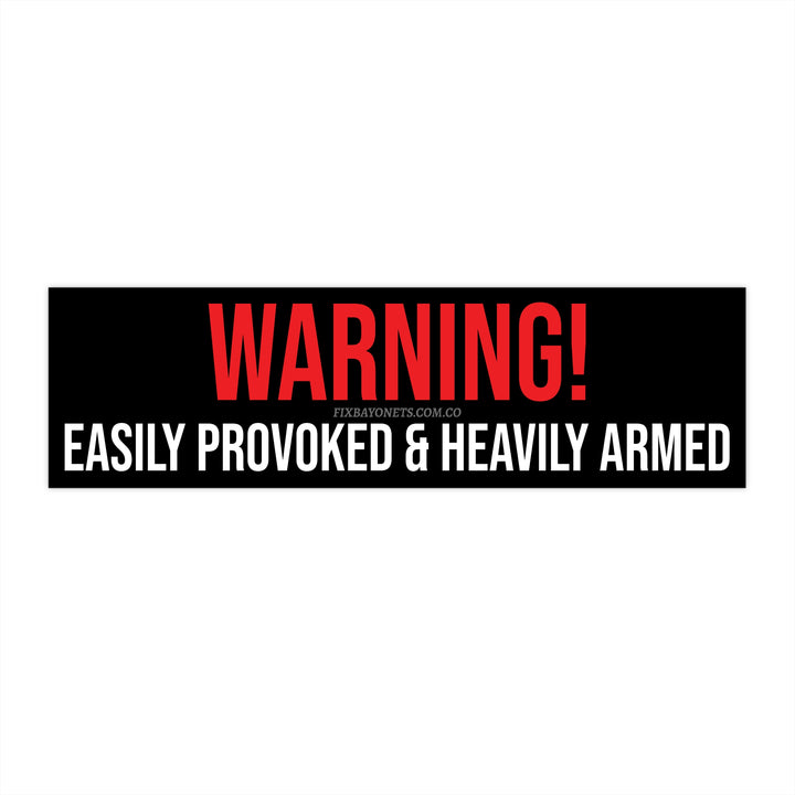 Easily Provoked Sticker