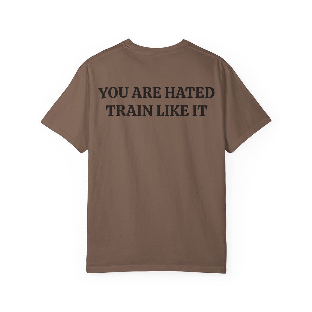YOU ARE HATED, TRAIN LIKE IT TEE