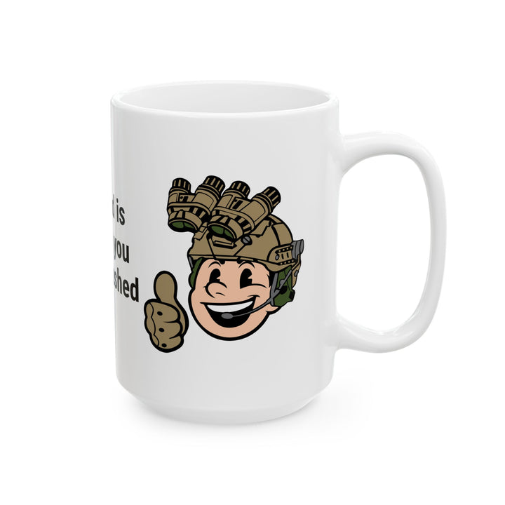 Bayonet Boy Sucking Chest Coffee Mug