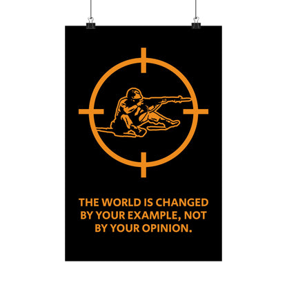 World Changed Paper Poster