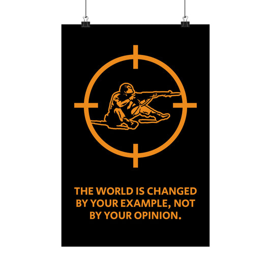 World Changed Paper Poster