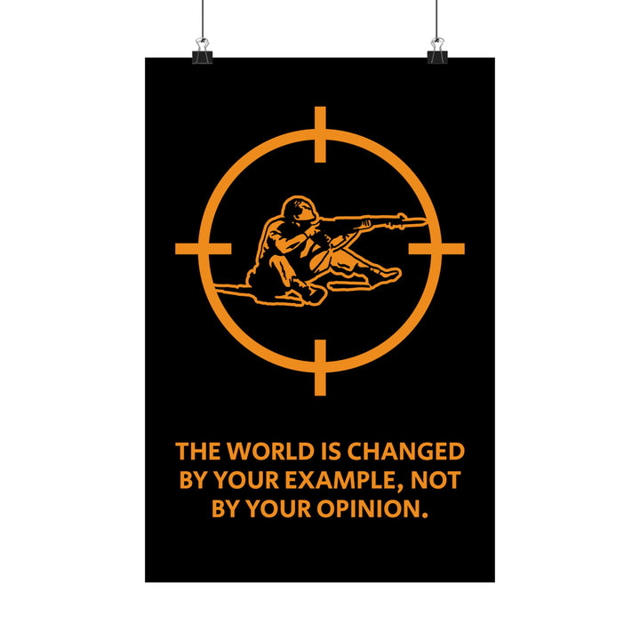 World Changed Paper Poster