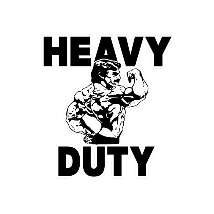 HEAVY DUTY Mike Mentzer Sticker