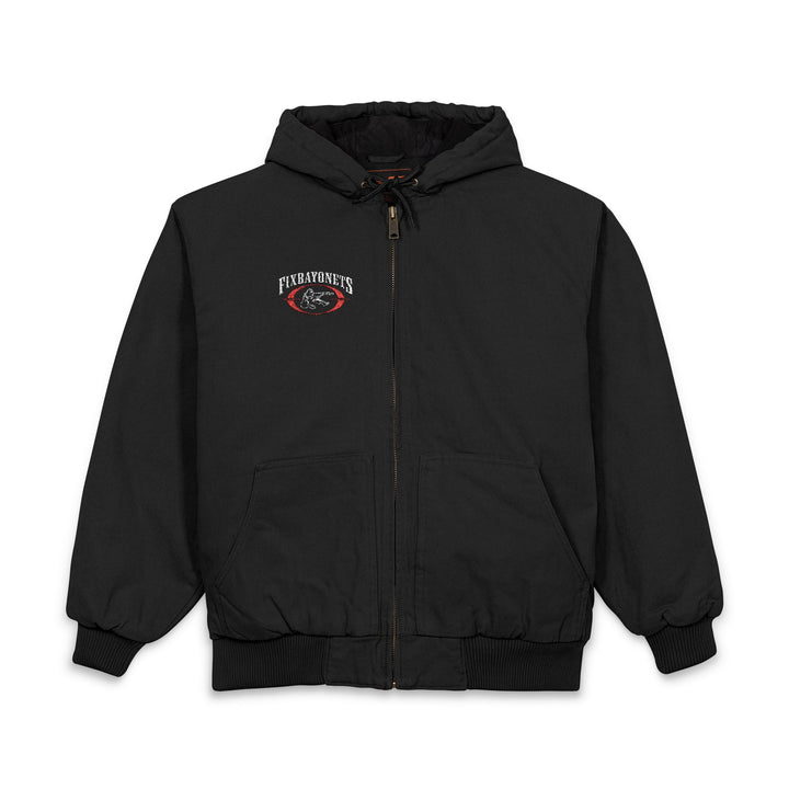 Hooded Work Jacket Duck Cloth (Embroidered)