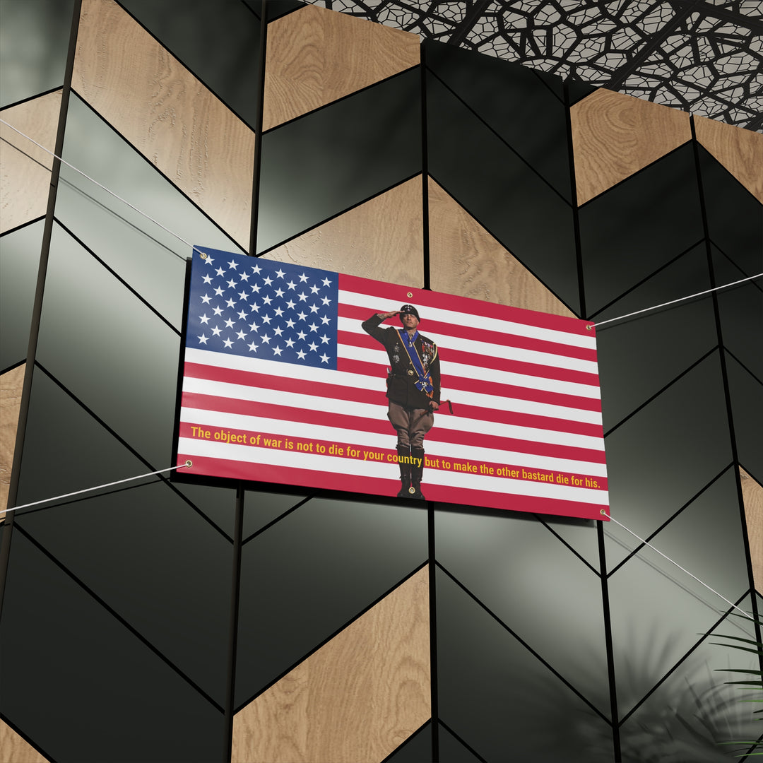 General George S. Patton Jr Banner
