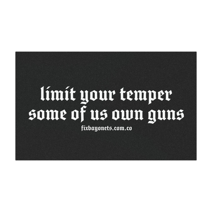 Limit Your Temper Magnet