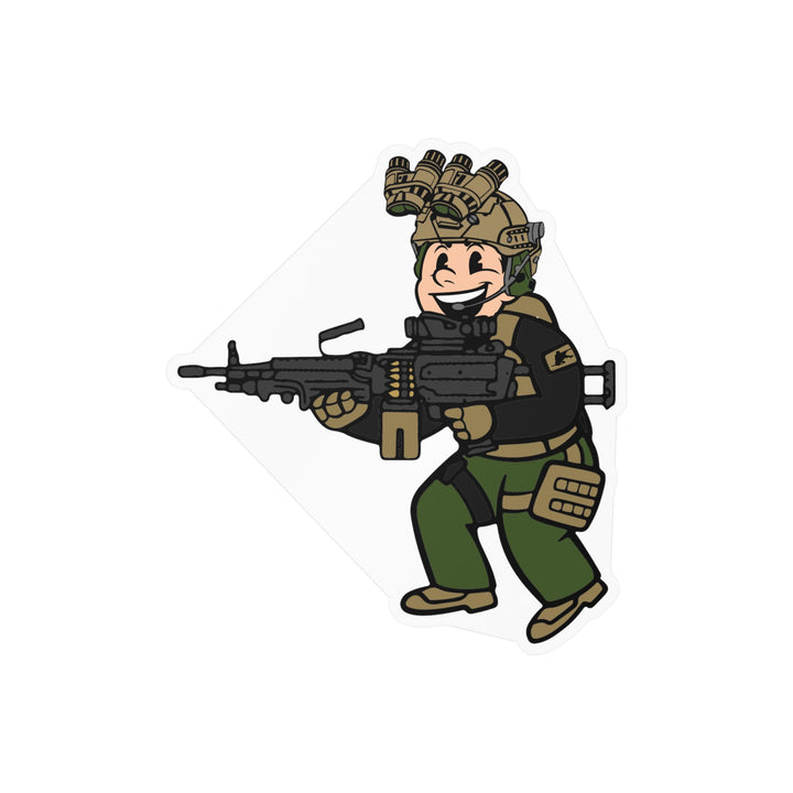 BayonetBoy Saw Gunner Sticker