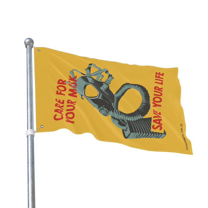 Gas Mask Flag