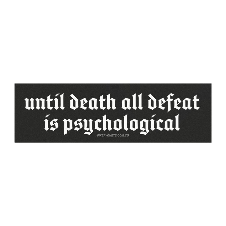 Until death Car Magnet