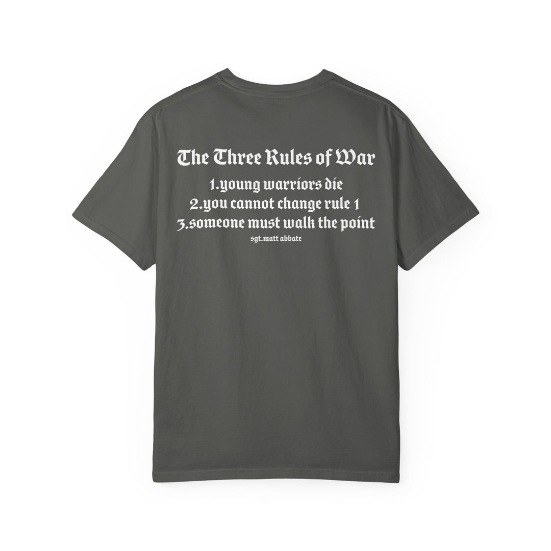 3 Rules of War T-shirt