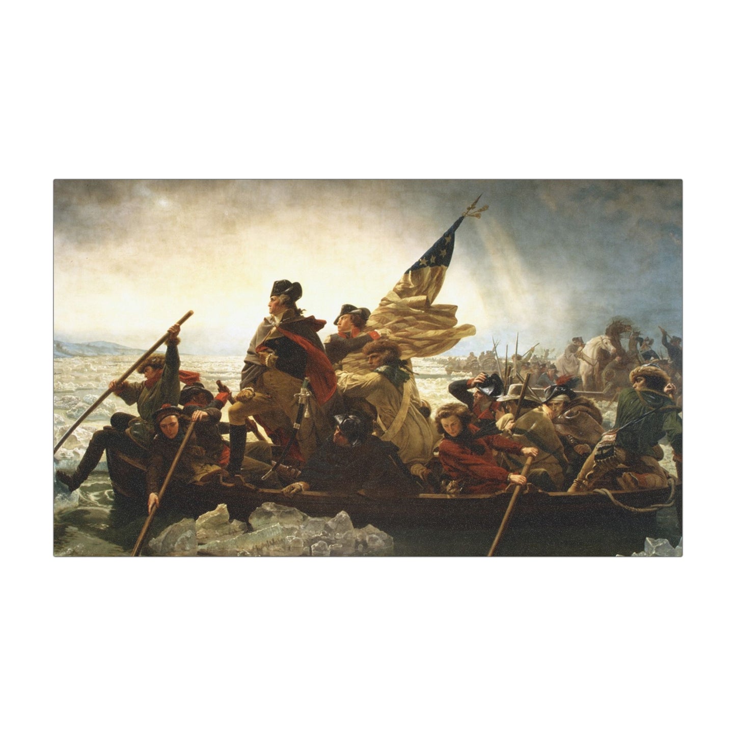 George Washington Crossing Delaware Car Magnet