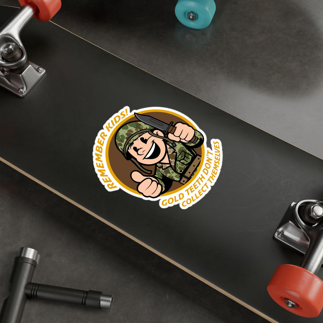 BayonetBoy Gold Teeth Sticker