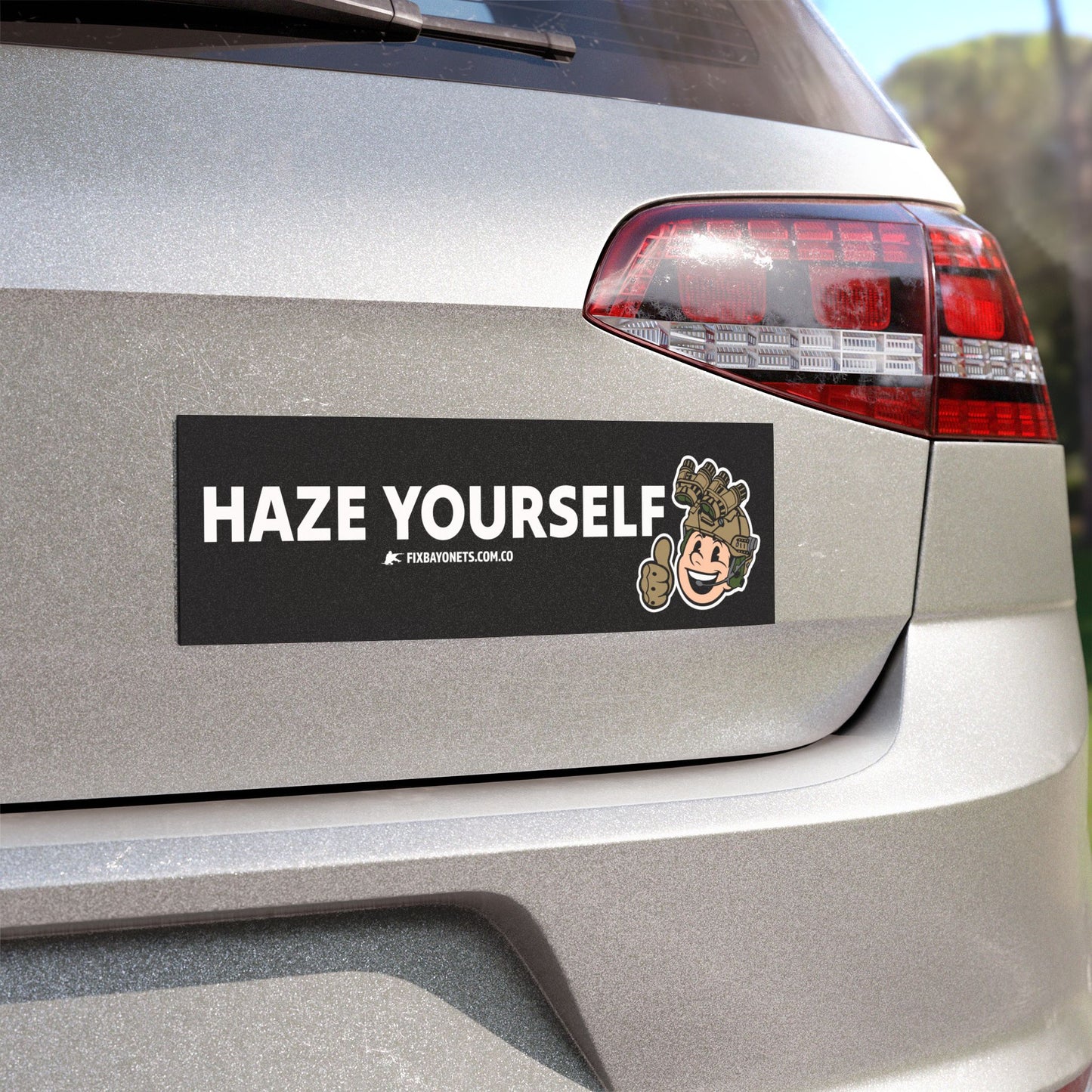 Haze Yourself Car Magnet