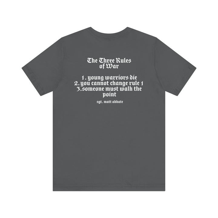 THREE RULES OF WAR TEE