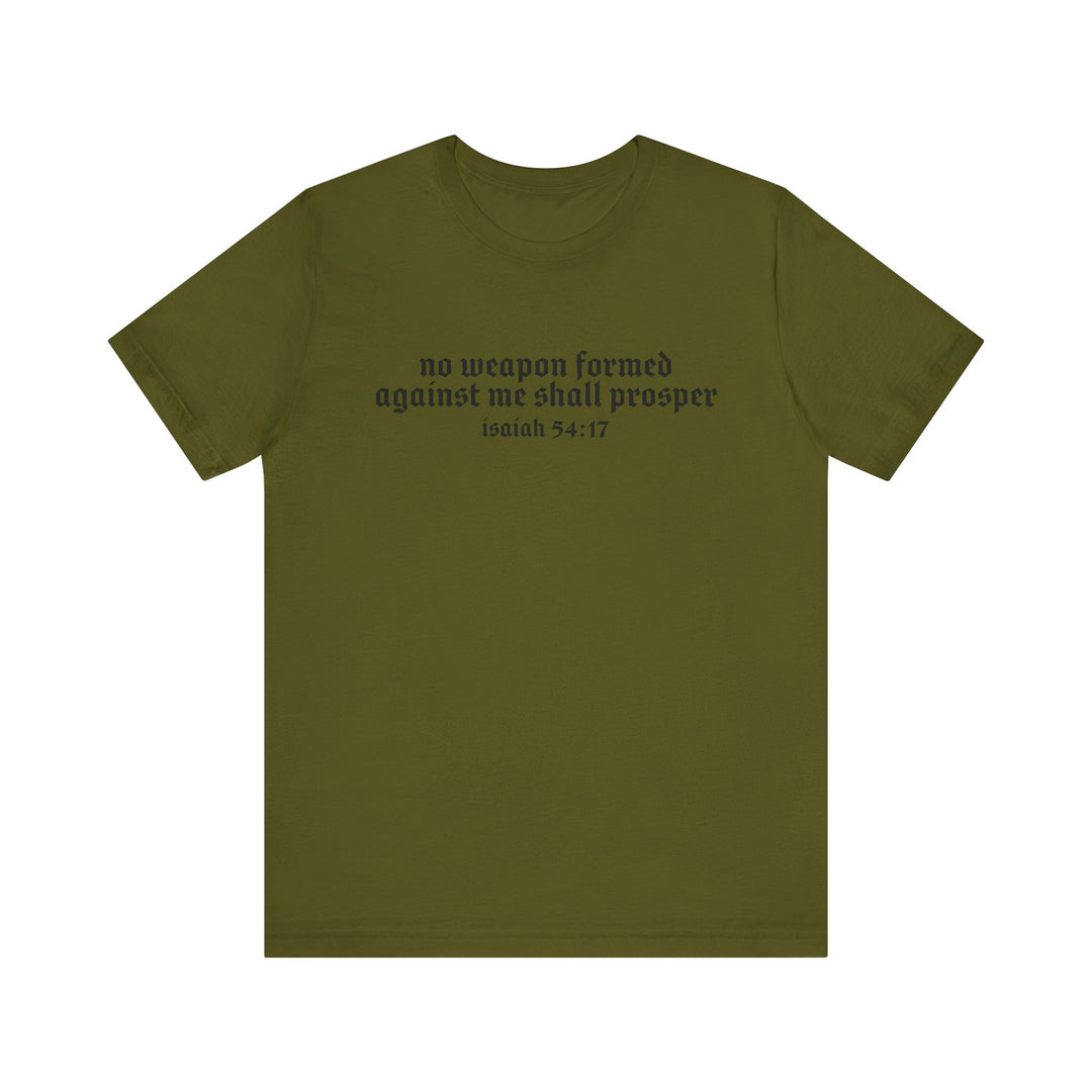 NO WEAPON FORMED TEE