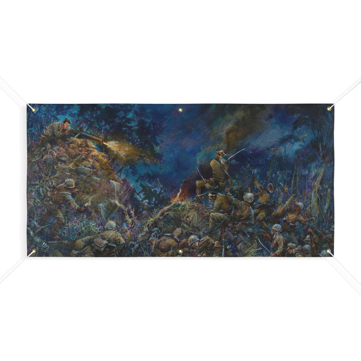 GUADALCANAL BASILONE HEAVY DUTY BANNER