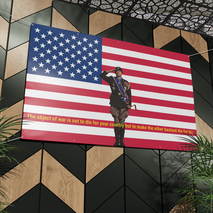 General George S. Patton Jr Banner