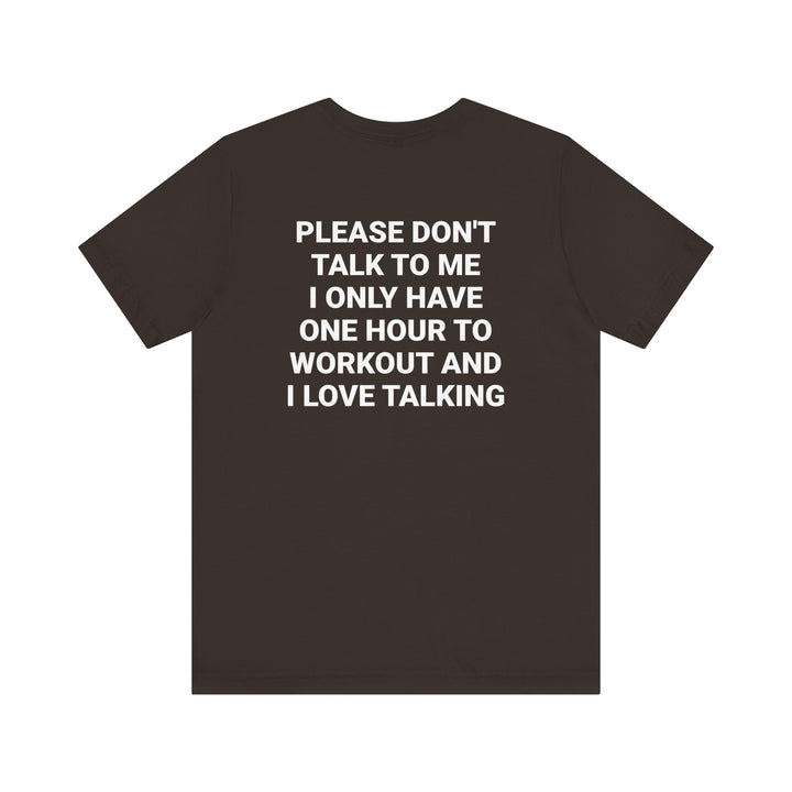GYM TALKER SHIRT TEE