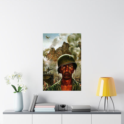 Two Thousand Yard Stare Paper Poster