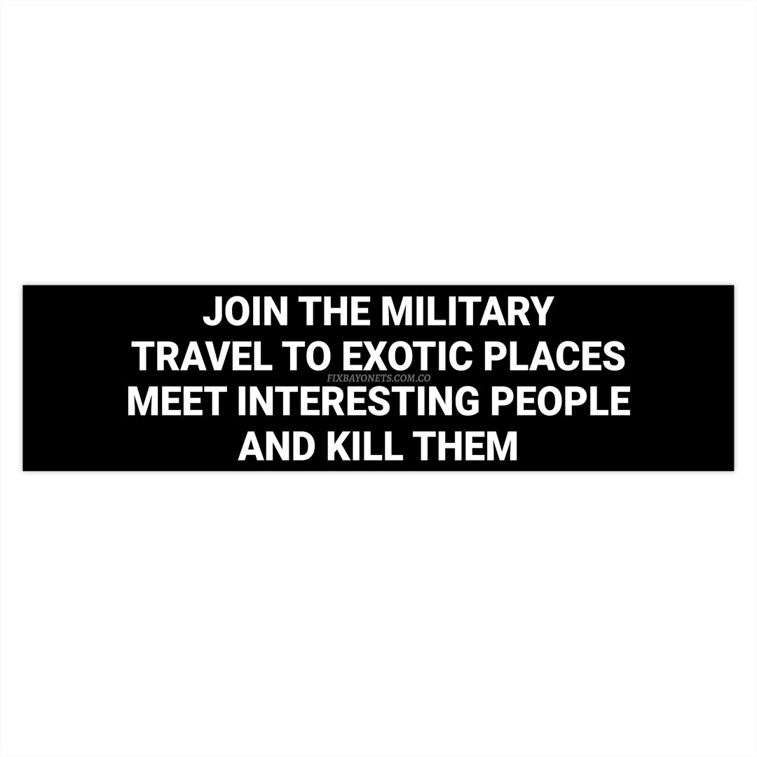 Join The Military Sticker