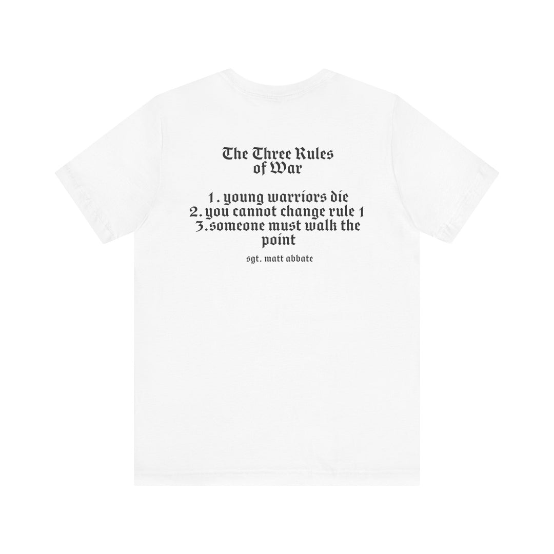 THREE RULES OF WAR TEE