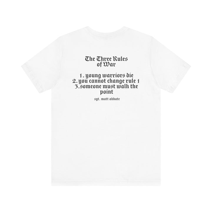 THREE RULES OF WAR TEE