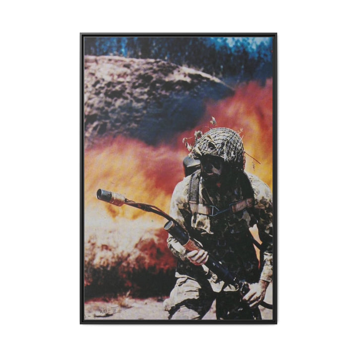 ZippoMan - Framed Art Canvas