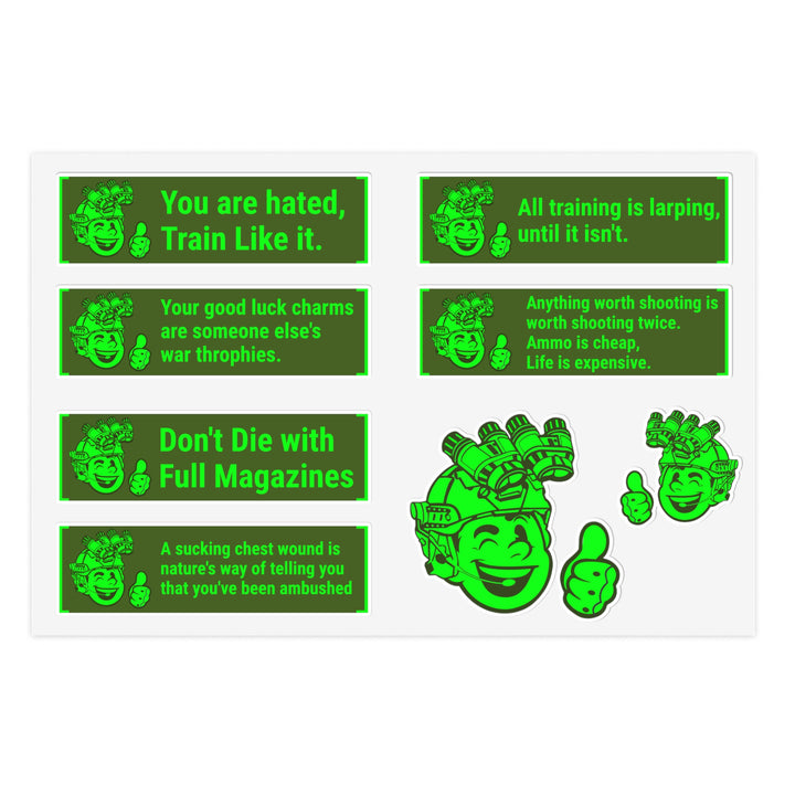 Bayonet Boy Tips Sticker Sheet