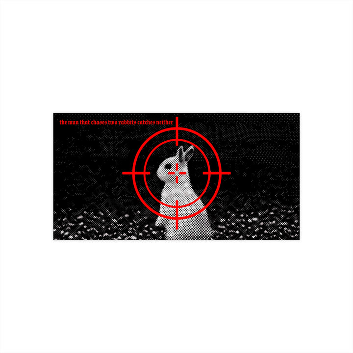 Chase Two Rabbits Sticker