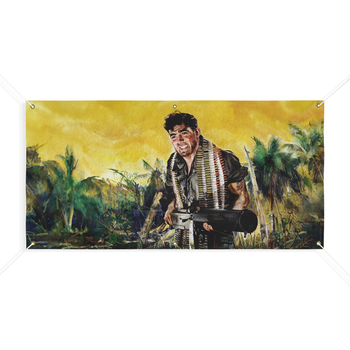 GySgt Basilone HEAVY DUTY BANNER