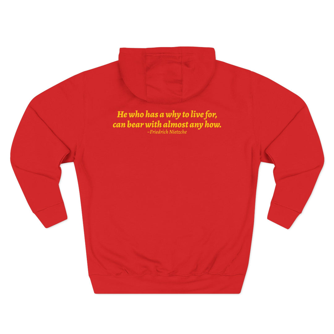 Nietzsche Why To Live Hoodie