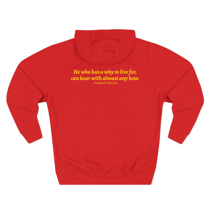 Nietzsche Why To Live Hoodie