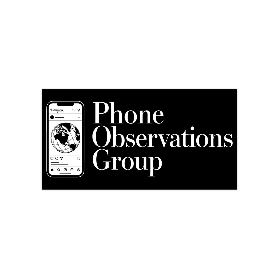 Phone Observations Group Sticker