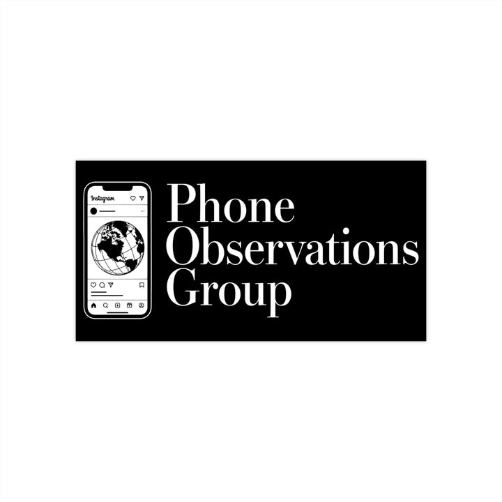 Phone Observations Group Sticker