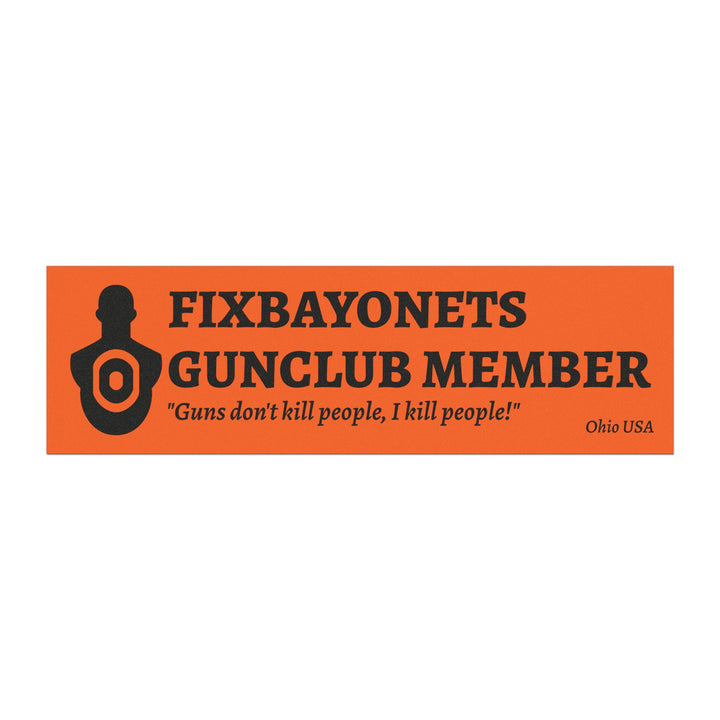FIXBAYONETS GUNCLUB MEMBER Magnet