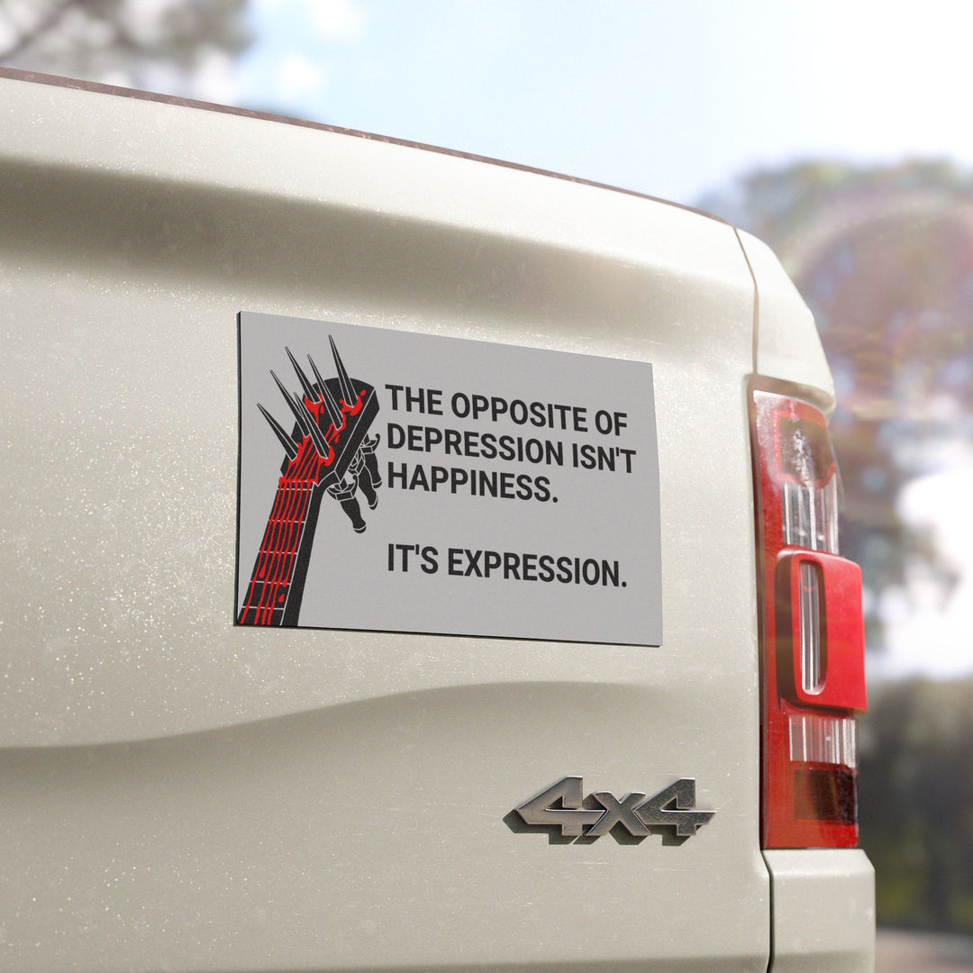 OPPOSITE OF DEPRESSION Car Magnet