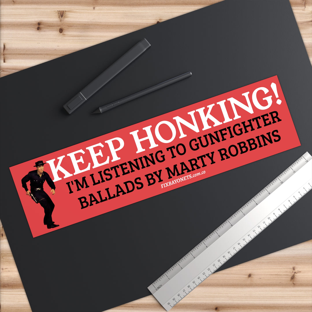 GUNFIGHTER BALLADS MARTY ROBBINS Sticker