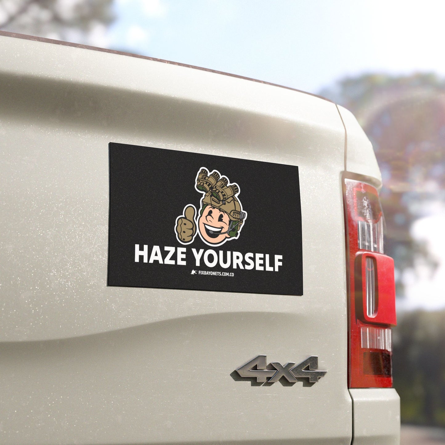 Haze Yourself Car Magnet