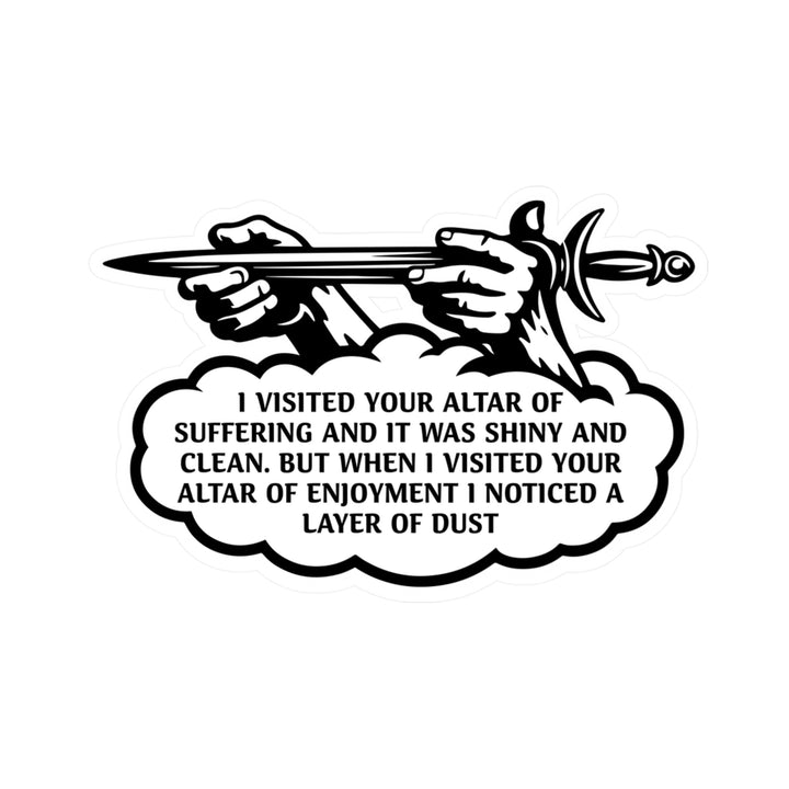 ALTAR OF SUFFERING Sticker