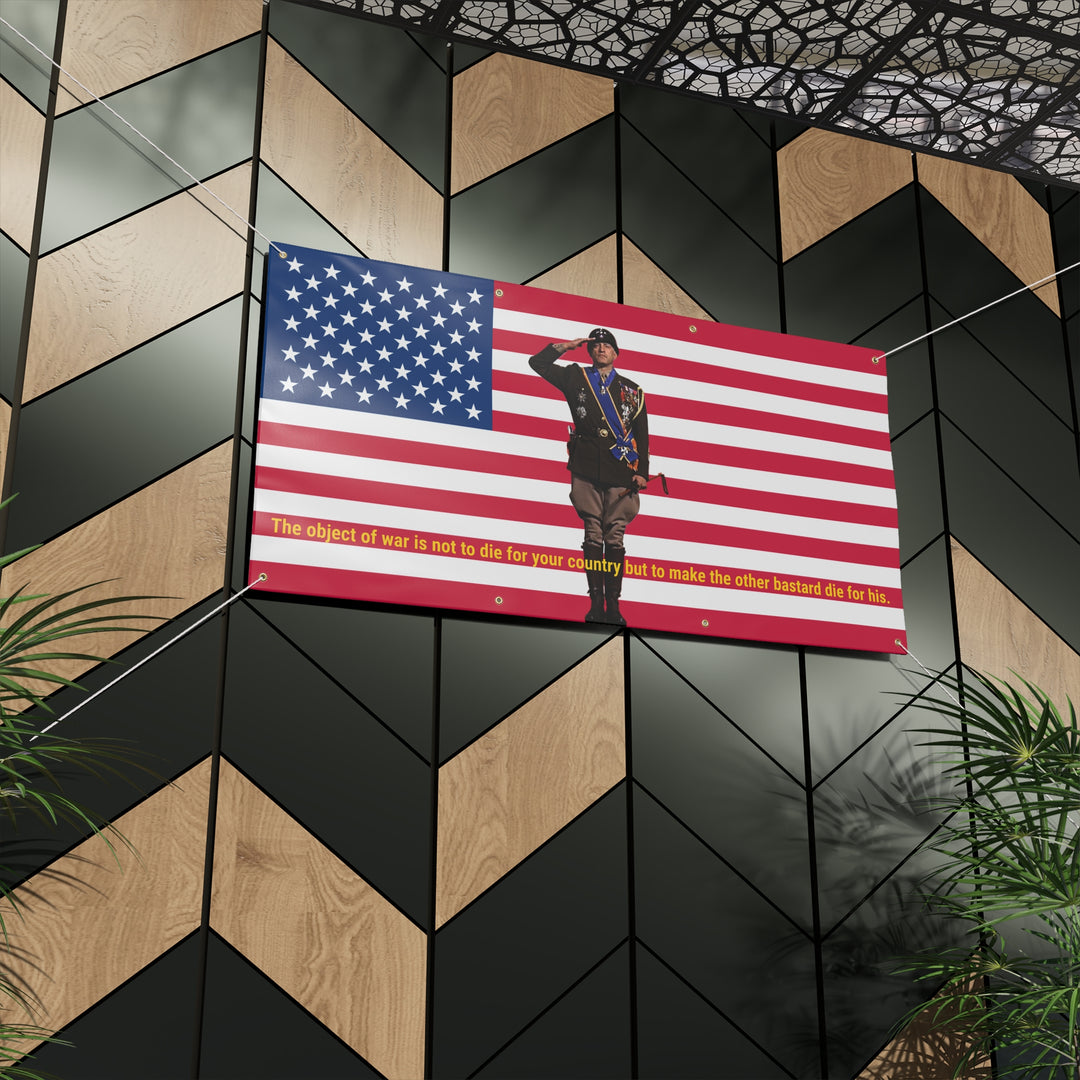 General George S. Patton Jr Banner