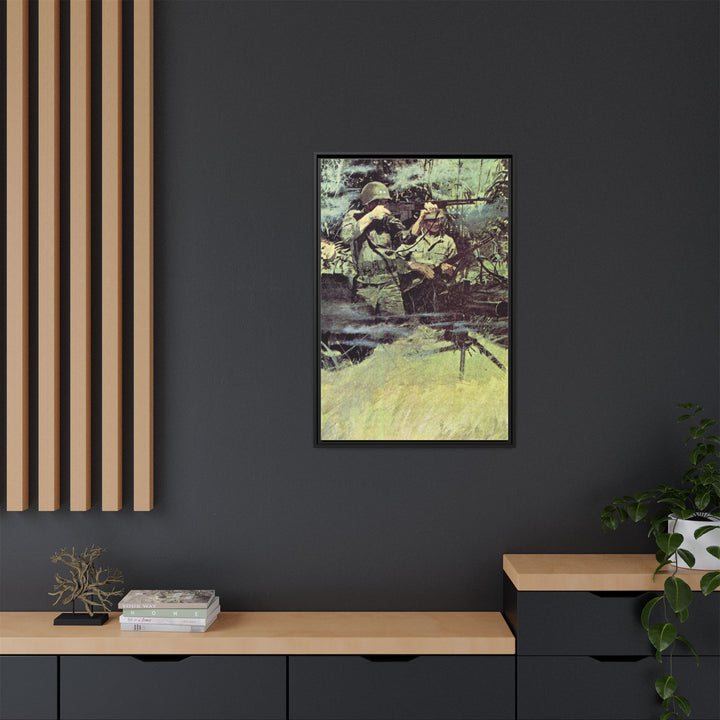 OLD MAN - Framed Art Canvas